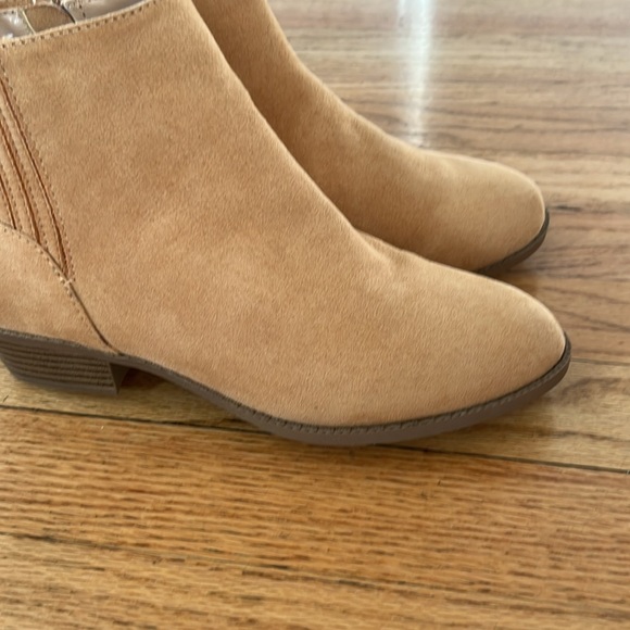 New Treasure & Bond Violet Block Heel Bootie Brown tan short boot 4 - Picture 4 of 9